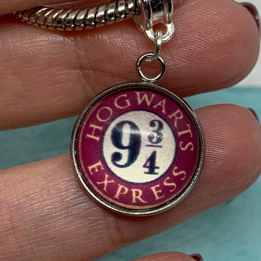 Harry Potter Hogwarts Express Ticket Anhänger - Magischer Charm Für Halsketten